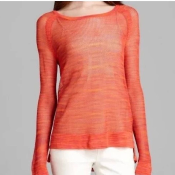 RAG & BONE Saffron Allgauer Raglan Women’s Mesh Pullover Sweater Fishnet Size S - Picture 2 of 10